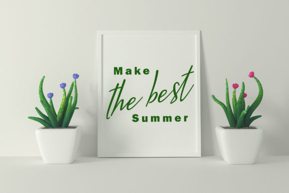 Summer Blast Font Poster 3
