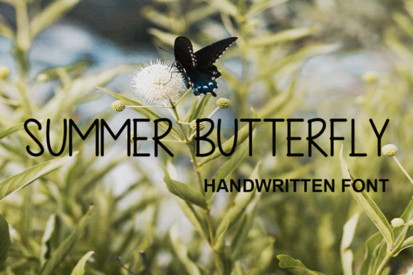 Summer Butterfly Font