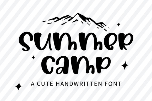 Summer Camp Font Poster 1