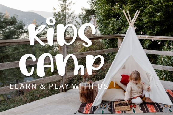 Summer Camp Font Poster 5