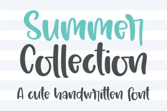 Summer Collection Font Poster 1