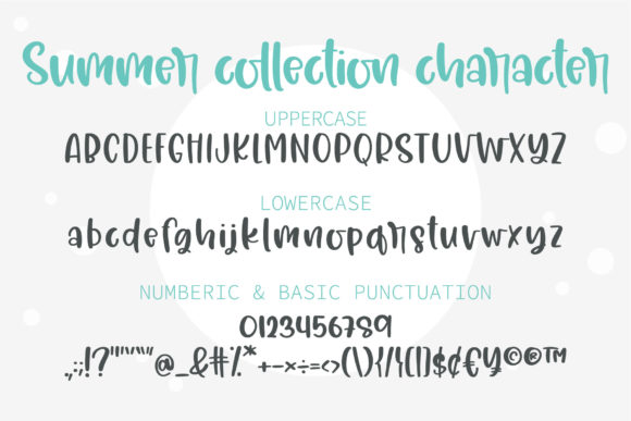 Summer Collection Font Poster 2