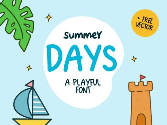 Summer Days Font Poster 1