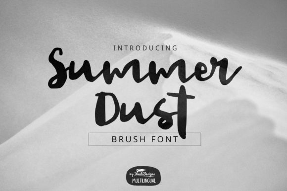 Summer Dust Font Poster 1