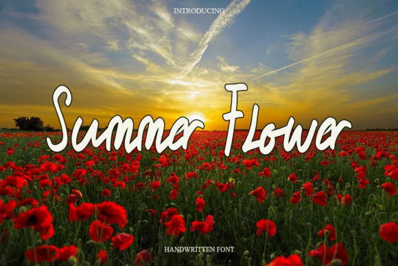 Summer Flower Font