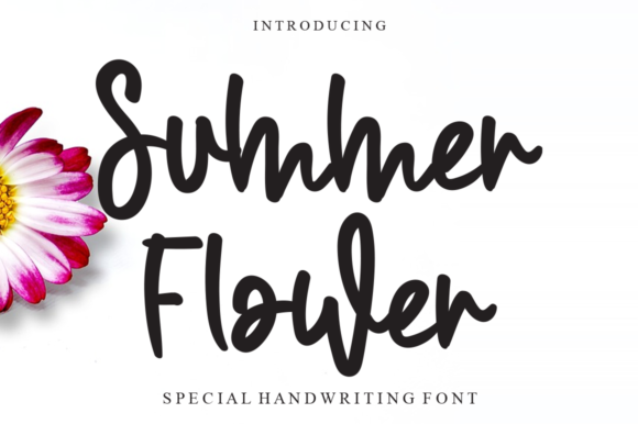 Summer Flower Font
