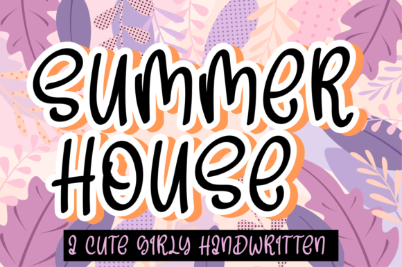Summer House Font Poster 1