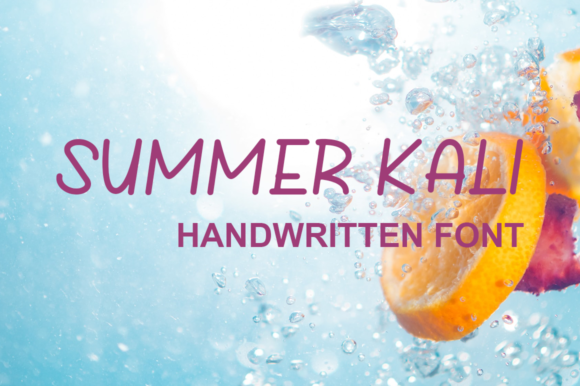 Summer Kali Font Poster 1