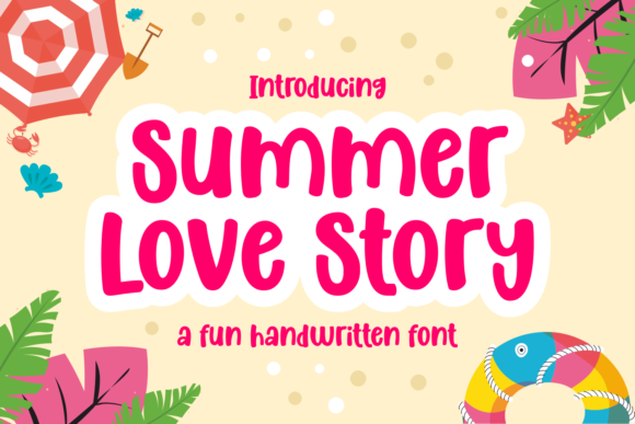Summer Love Story Font Poster 1