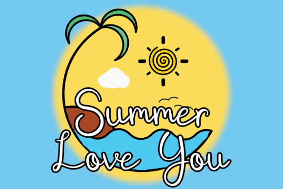 Summer Love You Font Poster 1