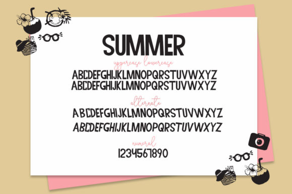 Summer Love You Font Poster 7