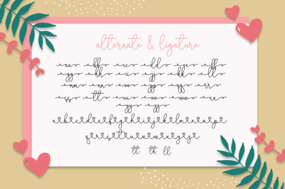 Summer Love You Font Poster 9