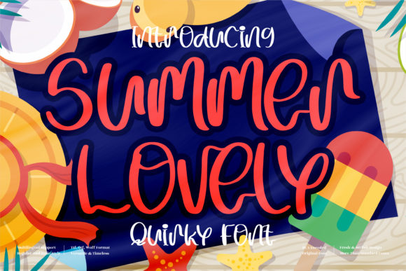 Summer Lovely Font Poster 1