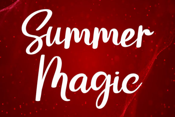 Summer Magic Font Poster 1