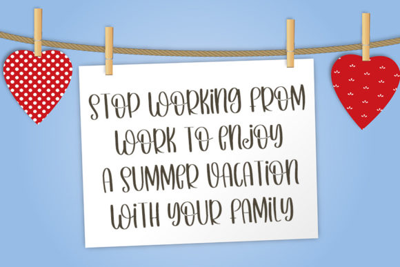 Summer Moments Font Poster 2