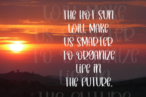 Summer Moments Font Poster 4