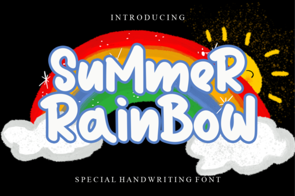 Summer Rainbow Font