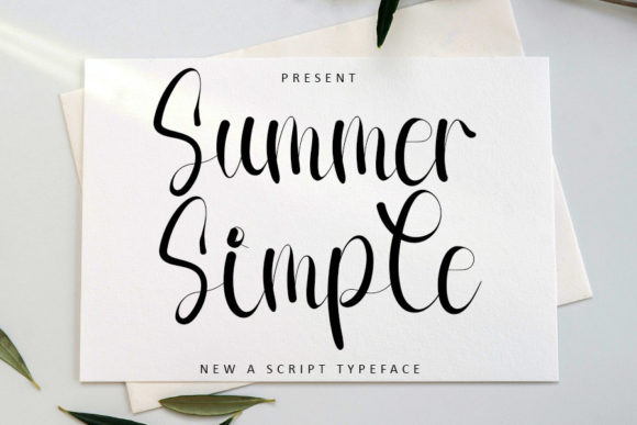 Summer Simple Font Poster 1