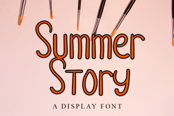 Summer Story Font Poster 1