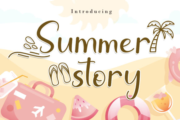Summer Story Font Poster 1