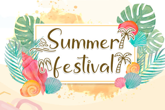 Summer Story Font Poster 4