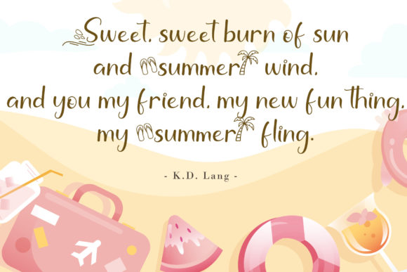 Summer Story Font Poster 5