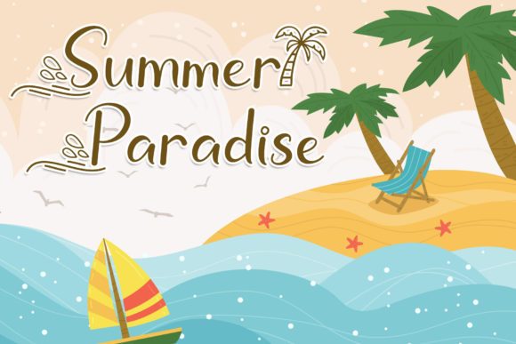 Summer Story Font Poster 6