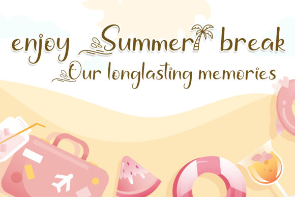 Summer Story Font Poster 7
