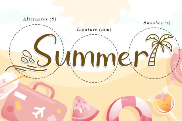 Summer Story Font Poster 8