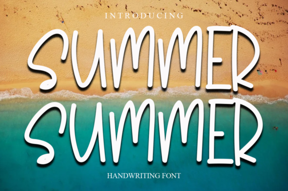 Summer Summer Font Poster 1