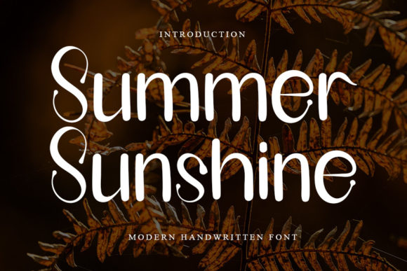 Summer Sunshine Font