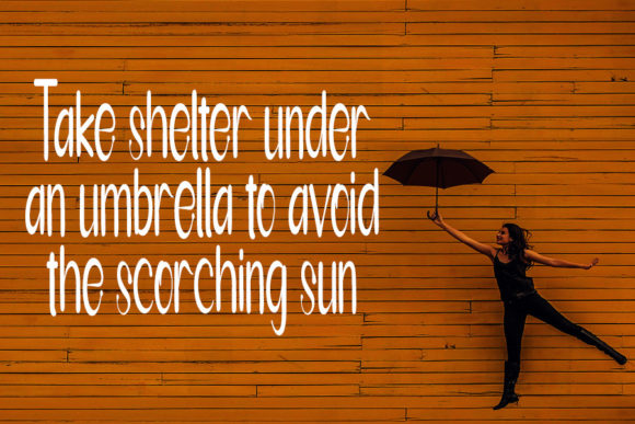 Summer Sunshine Font Poster 4