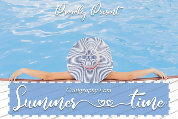 Summer Time Font Summer Time Font Poster 1