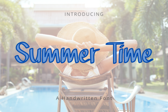 Summer Time Font Summer Time Font Poster 1