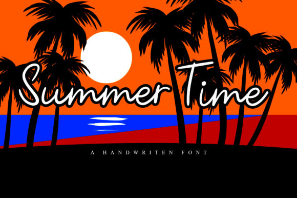 Summer Time Font Poster 1