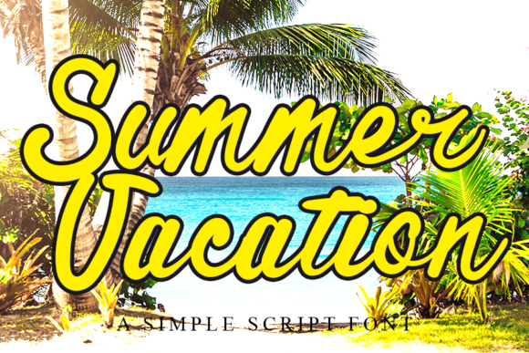 Summer Vacation Font