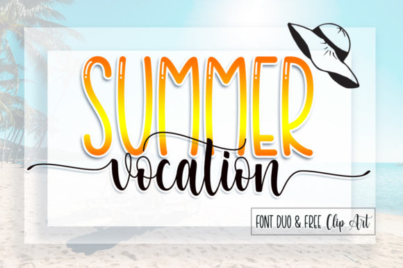 Summer Vocation Font Poster 1
