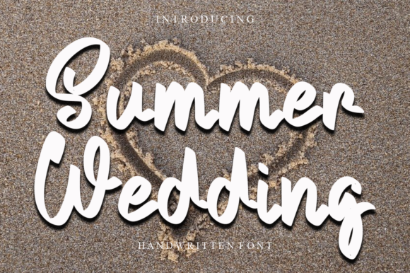 Summer Wedding Font Poster 1