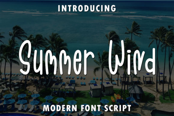 Summer Wind Font Poster 1