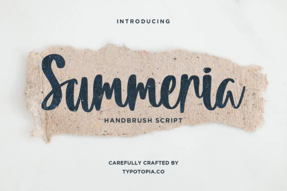 Summeria Font Summeria Font Poster 1