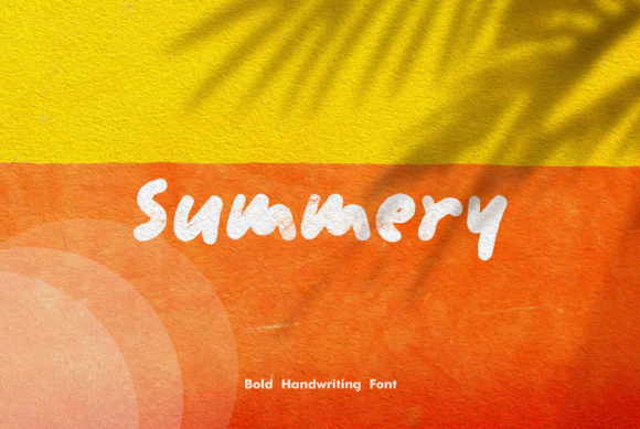 Summery Font Poster 1