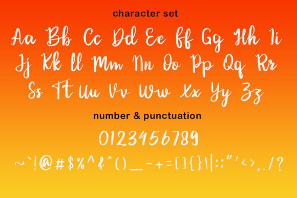 Sun Floral Font Poster 5