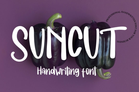 Suncut Font Poster 1