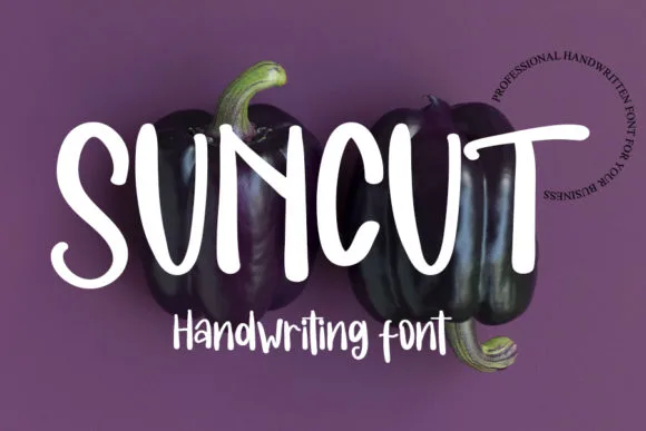 Suncut Font Suncut Font Poster 1