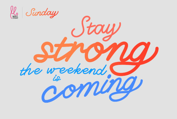 Sunday Font Poster 2