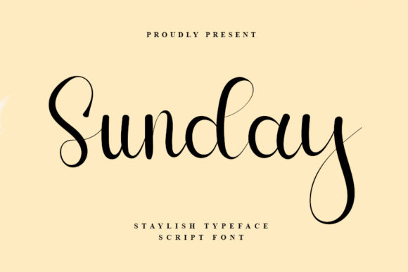 Sunday Font Poster 1