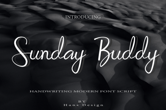 Sunday Buddy Font Sunday Buddy Font Poster 1