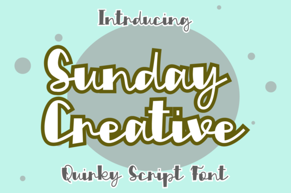 Sunday Creative Font