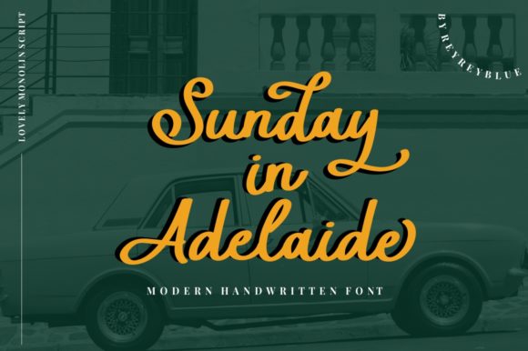 Sunday in Adelaide Font Poster 1