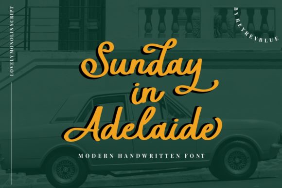 Sunday in Adelaide Font Poster 1